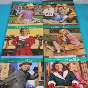 Set of Six American Girl Books From the Kit Kittredge Series